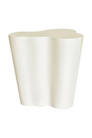 White Organic Indoor/Outdoor End Table | Richmond Interiors Urban Bloom | Oroatrade.com