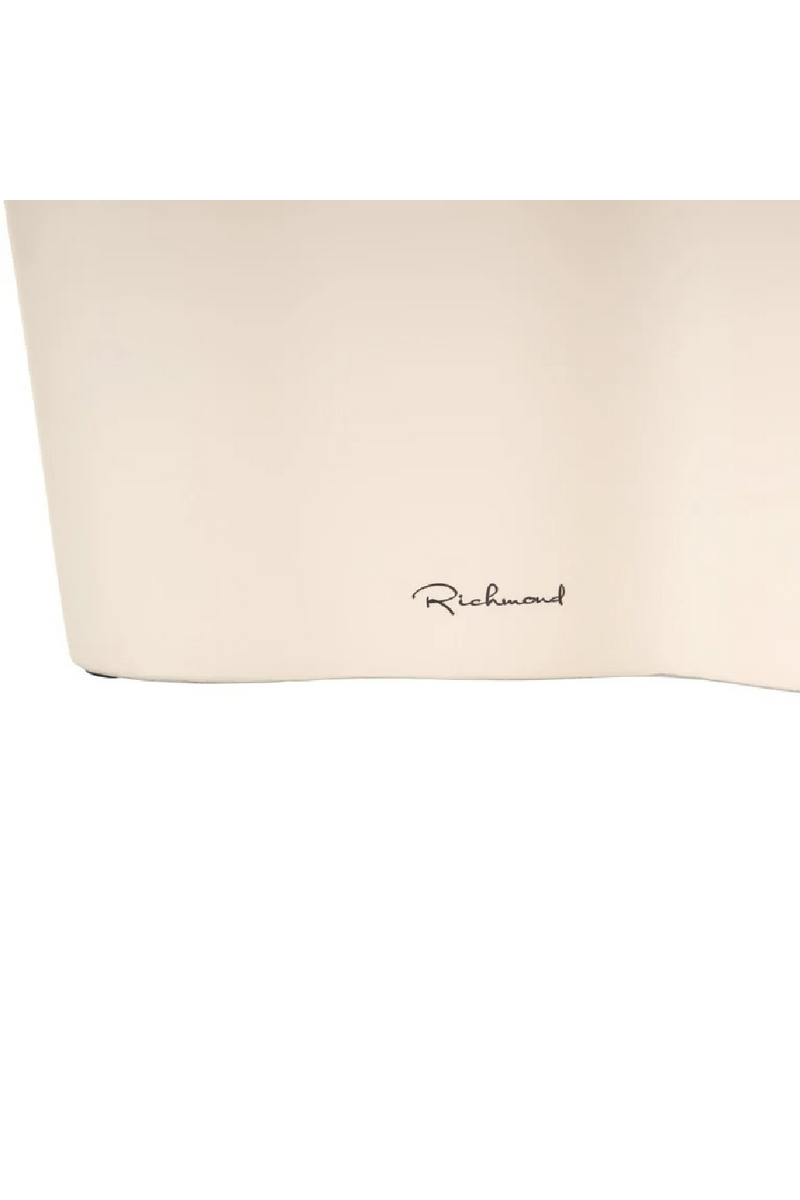 White Organic Indoor/Outdoor End Table | Richmond Interiors Urban Bloom | Oroatrade.com