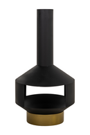 Black Outdoor Chimney | Richmond Interiors Quinn | Oroatrade.com