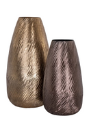 Bronze Aluminum Long Vase | Richmond Interiors Riza | Oroatrade.com