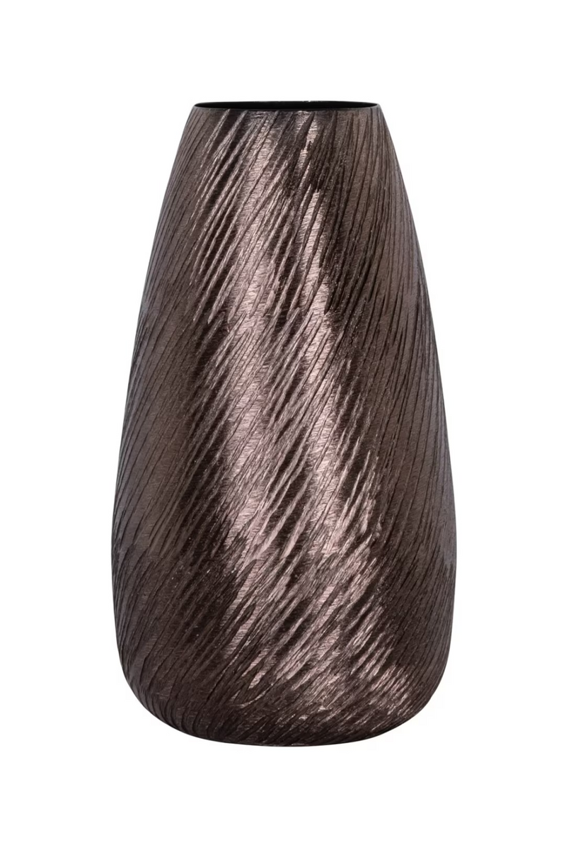 Bronze Aluminum Long Vase | Richmond Interiors Riza | Oroatrade.com