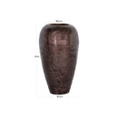 Dark Brown Aluminum Vase | Richmond Interiors Jillisa | Oroatrade.com