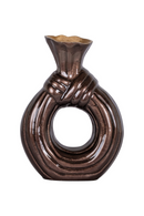 Dark Brown Aluminum Vase | Richmond Interiors Suen | Oroatrade.com