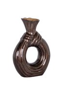 Dark Brown Aluminum Vase | Richmond Interiors Suen | Oroatrade.com