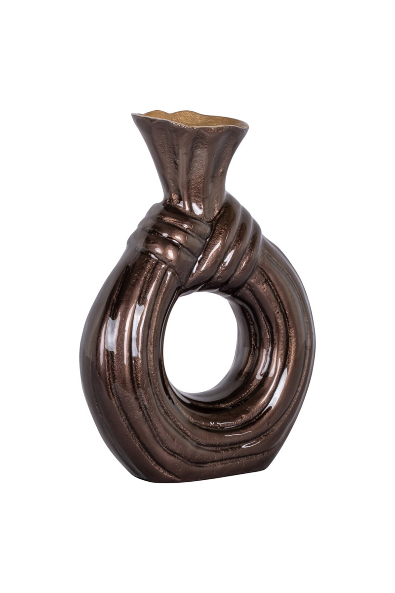 Dark Brown Aluminum Vase | Richmond Interiors Suen | Oroatrade.com