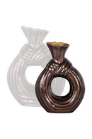 Dark Brown Aluminum Vase | Richmond Interiors Suen | Oroatrade.com
