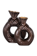 Dark Brown Aluminum Vase | Richmond Interiors Suen | Oroatrade.com