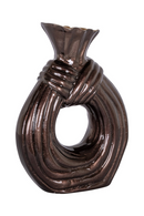 Dark Brown Aluminum Vase | Richmond Interiors Suen | Oroatrade.com