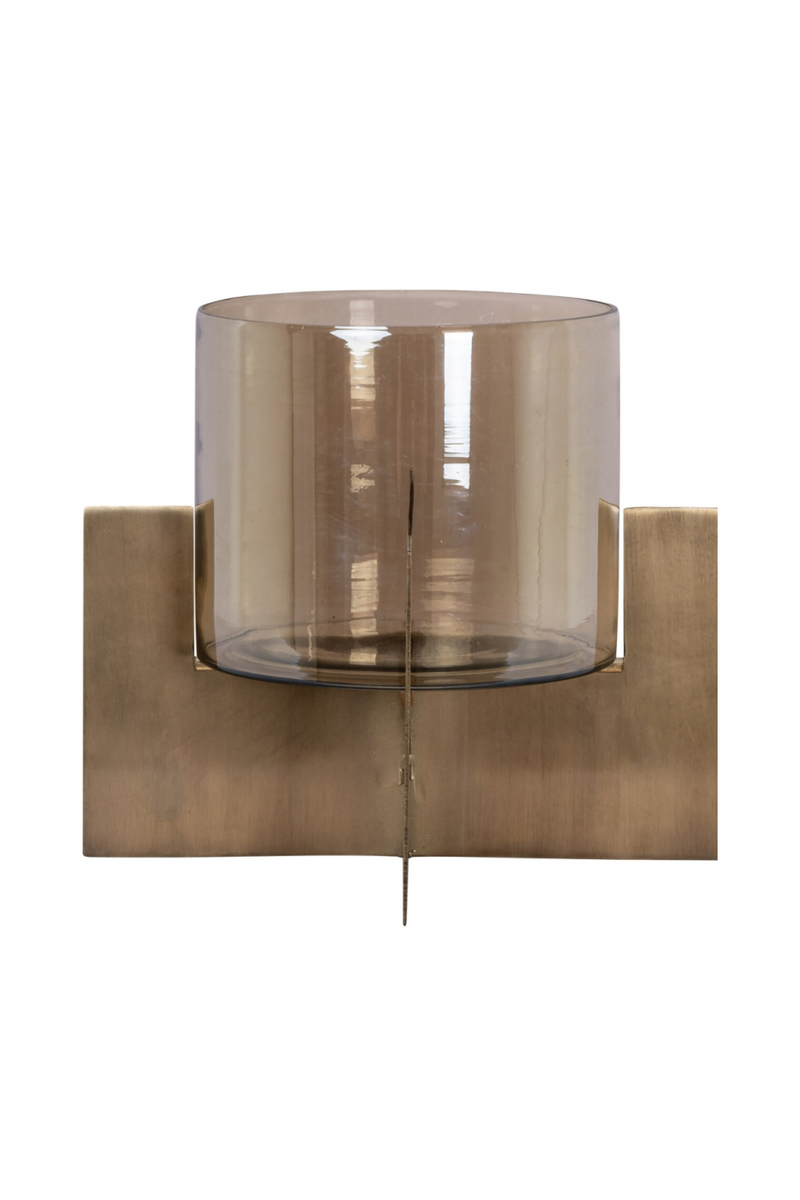 Gold Cruciform Candle Holder | Richmond Interiors Resa | Oroatrade.com