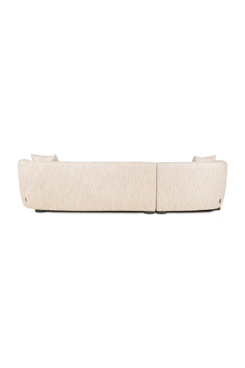 Beige Curved Lounge Sofa | Richmond Interiors Pandora | Oroatrade.com