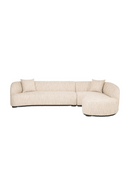 Beige Curved Lounge Sofa | Richmond Interiors Pandora | Oroatrade.com