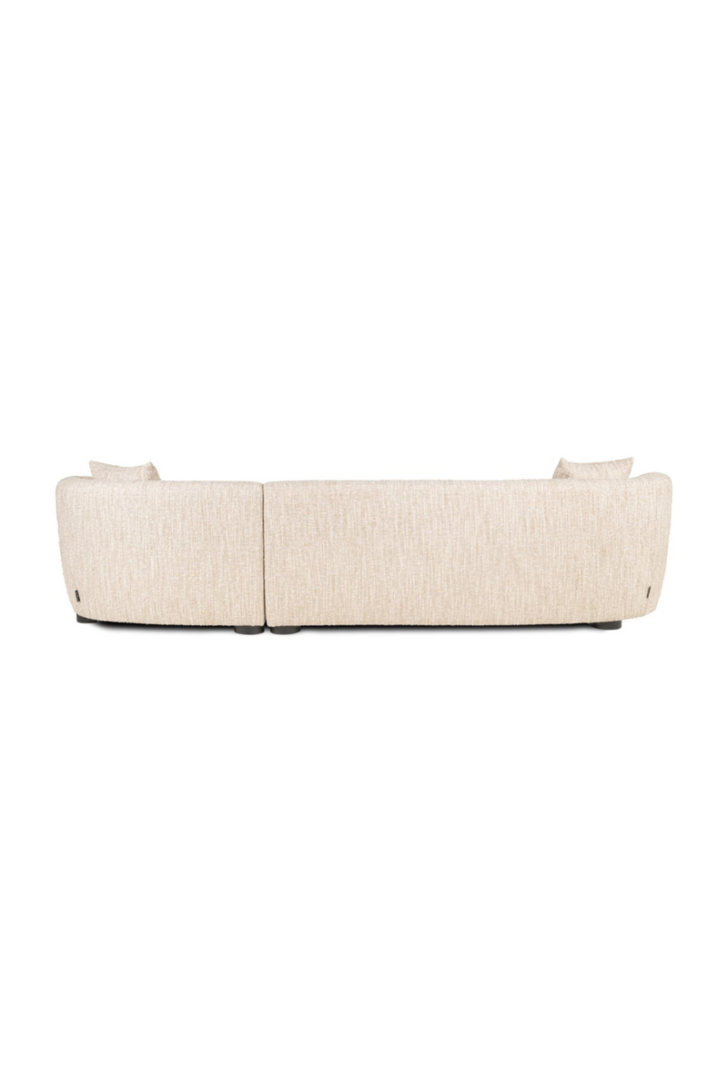 Beige Curved Lounge Sofa | Richmond Interiors Pandora | Oroatrade.com
