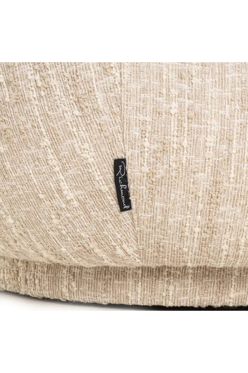 Rounded Seat Beige Lounge Chair | Richmond Interiors Arlanda | Oroatrade.com