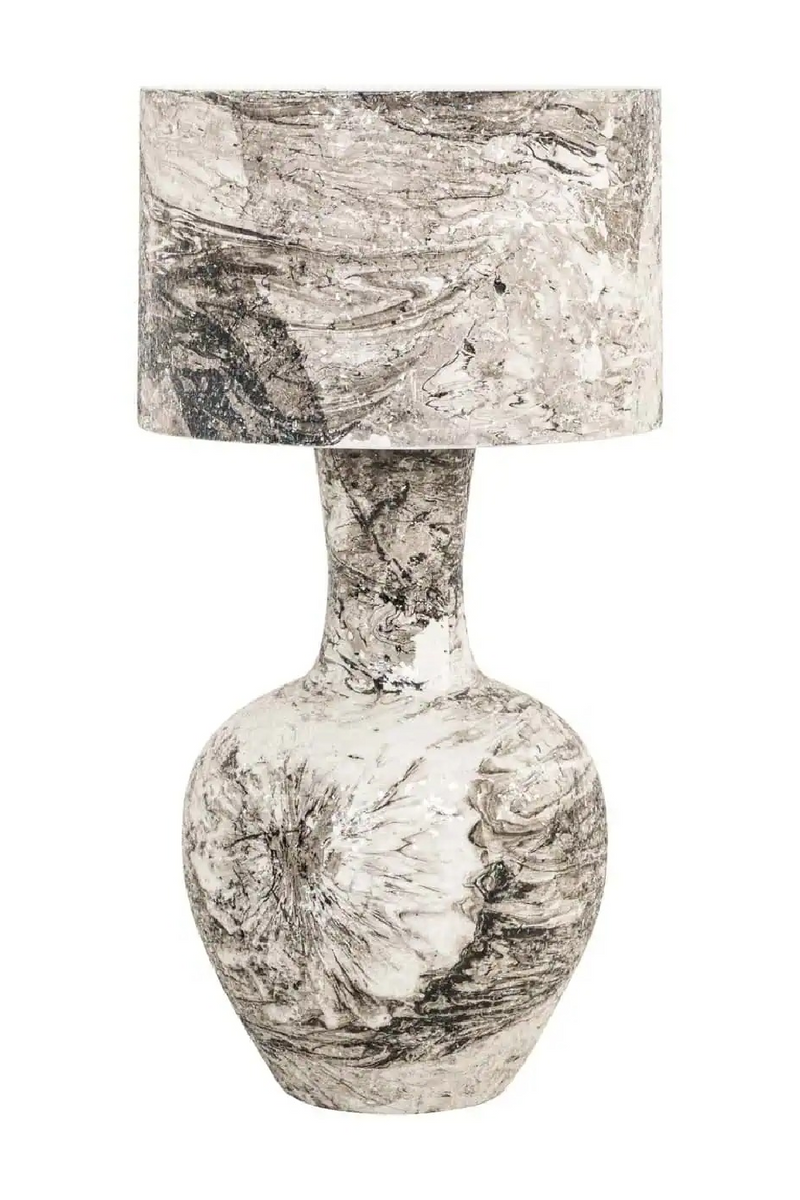Black & White Swirl Table Lamp | Richmond Interiors Cecile | Oroatrade.com