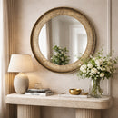 Aged Gold Round Mirror | Richmond Interiors Laraya | Oroatrade.com