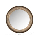 Aged Gold Round Mirror | Richmond Interiors Laraya | Oroatrade.com
