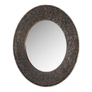 Modern European furniture - Round Bronze Mirror - www.oroa.com