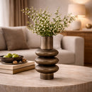 Antique Brass Layered Base | Richmond Interiors Megan