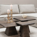 Gold Square Coffee Tables (3) | Richmond Interiors Marlie
