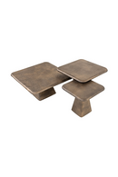 Gold Square Coffee Tables (3) | Richmond Interiors Marlie | Oroatrade.com