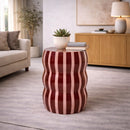 Stripes Iron Side Table | Richmond Interiors Boyd