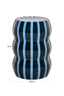 Stripes Iron Side Table | Richmond Interiors Boyd | Oroatrade.com