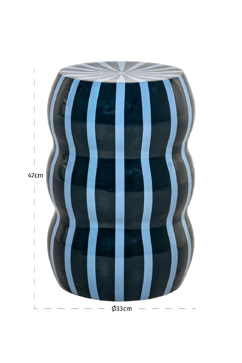 Stripes Iron Side Table | Richmond Interiors Boyd | Oroatrade.com