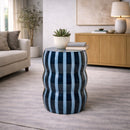 Stripes Iron Side Table | Richmond Interiors Boyd