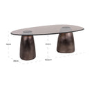 Bronze Base Coffee Table | Richmond Interiors Hayden