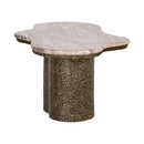 Hospitality furniture - Organic-Shaped Marble Coffee Table - www.oroatrade.com