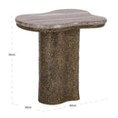 Hospitality furniture - Organic-Shaped Marble End Table  - www.oroatrade.com