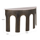 Antique Brass Arched Console Table | Richmond Interiors Sanchis | Oroatrade.com