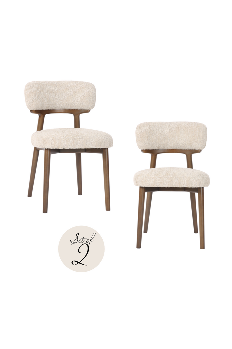 Wood Framed Dining Chairs (2) | Richmond Interiors Basker | Oroatrade.com