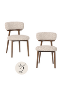 Wood Framed Dining Chairs (2) | Richmond Interiors Basker | Oroatrade.com