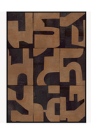 Brown Abstract Wall Art | Richmond Interiors Cascade | Oroatrade.com