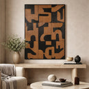 Brown Abstract Wall Art | Richmond Interiors Cascade | Oroatrade.com