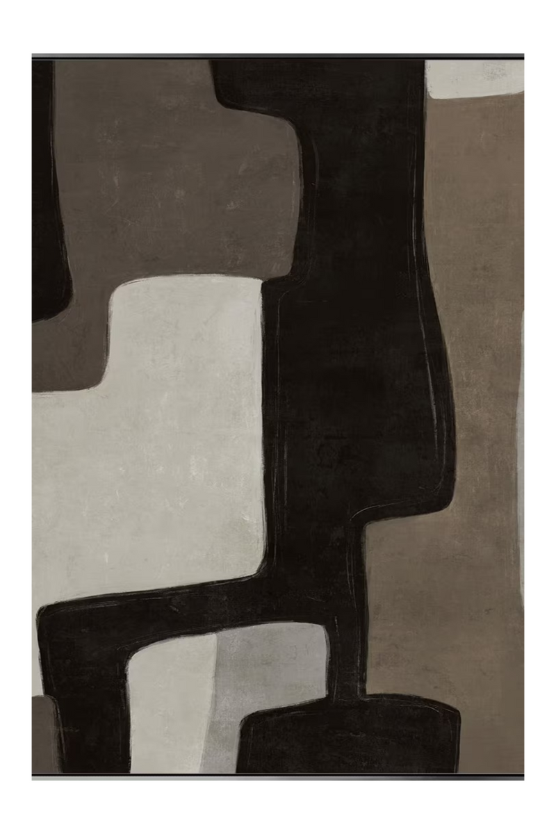 Brown Minimalist Wall Art | Richmond Interiors Mirage | Oroatrade.com