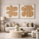 Gold Abstract Wall Art | Richmond Interiors Odyssey | Oroatrade.com