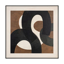 Brown Modern Minimalist Wall Art | Richmond Interiors Euphoria | Oroatrade.com