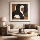 Brown Modern Minimalist Wall Art | Richmond Interiors Euphoria | Oroatrade.com