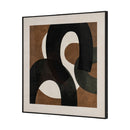 Brown Modern Minimalist Wall Art | Richmond Interiors Euphoria | Oroatrade.com