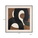 Brown Modern Minimalist Wall Art | Richmond Interiors Euphoria | Oroatrade.com