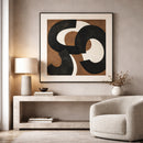 Brown Modern Minimalist Wall Art | Richmond Interiors Euphoria | Oroatrade.com