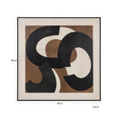 Brown Modern Minimalist Wall Art | Richmond Interiors Euphoria | Oroatrade.com