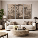 Palm Trees Wall Art Set (3) | Richmond Interiors Rhapsody | Oroatrade.com