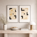 Beige Print Wall Art | Richmond Interiors Vortex | Oroatrade.com