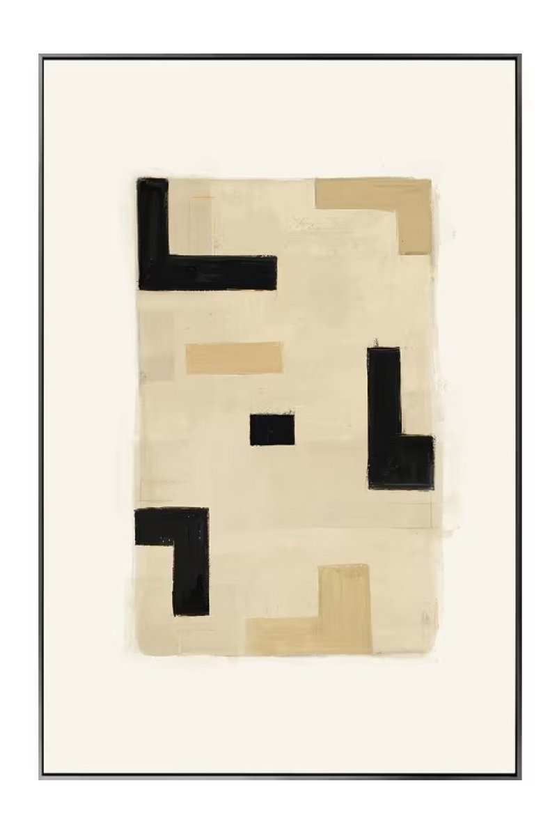 Beige Print Wall Art | Richmond Interiors Vortex | Oroatrade.com