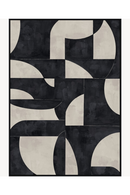 Black Geometrical Pattern Wall Art | Richmond Interiors Splendor | Oroa.com