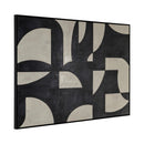 Black Geometrical Pattern Wall Art | Richmond Interiors Splendor | Oroatrade.com