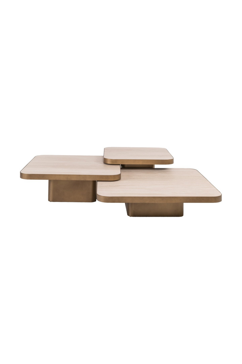 Glass/Ceramic Coffee Table Set (3) | Richmond Interiors Cumulus | Oroatrade.com